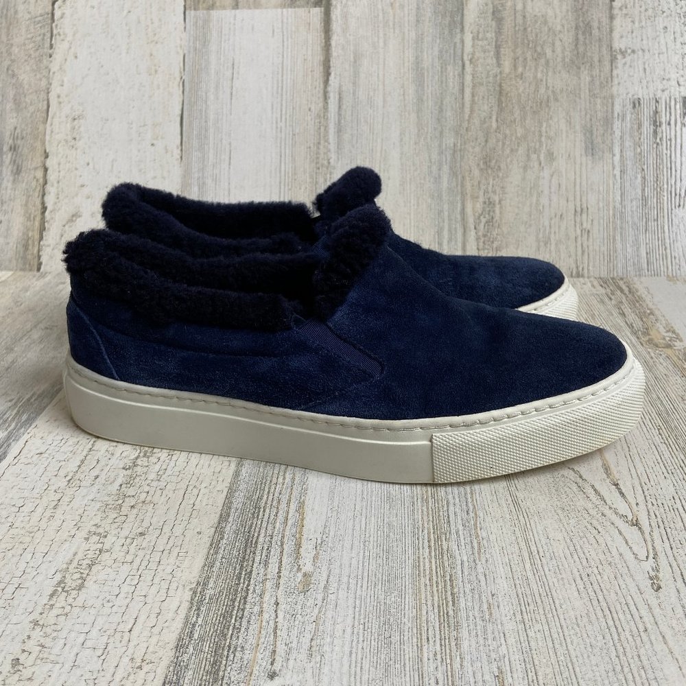 CLEARANCE! M. Gemi US Size 8 EU Size 38.5 Cerchio Shearling Sneakers Navy